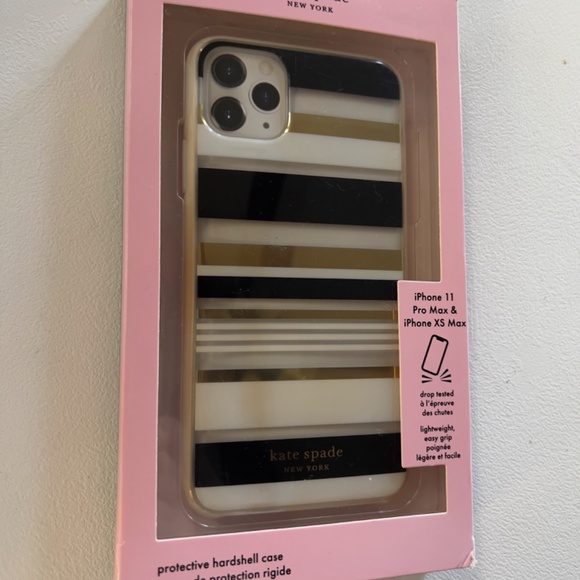 Kate Spade New York Oceanside Stripe, iPhone 11 Pro Max Case Open Box - Picture 3 of 8